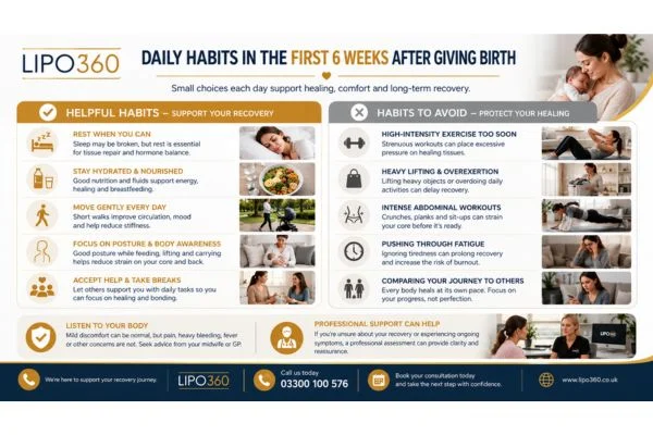 What to Do (and Avoid) in the First 6 Weeks After Giving Birth To Avoid Diastasis Recti 3 First 6 Weeks After Giving Birth To Avoid Diastasis Recti Rochester : Daily Habits in the First 6 Weeks After Giving Birth